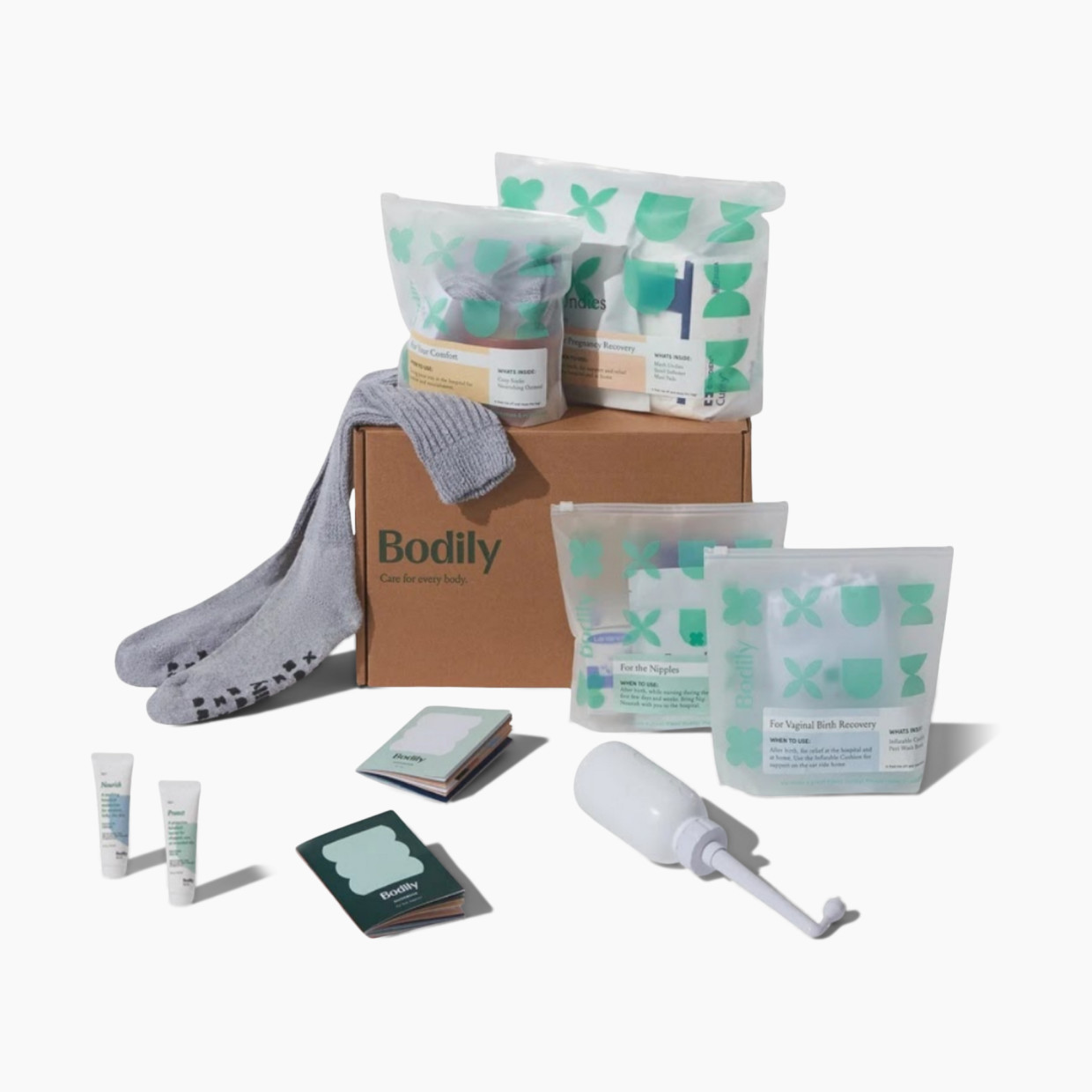 Bodily Care for Birth Box - Total Labor + Postpartum Prep Kit.