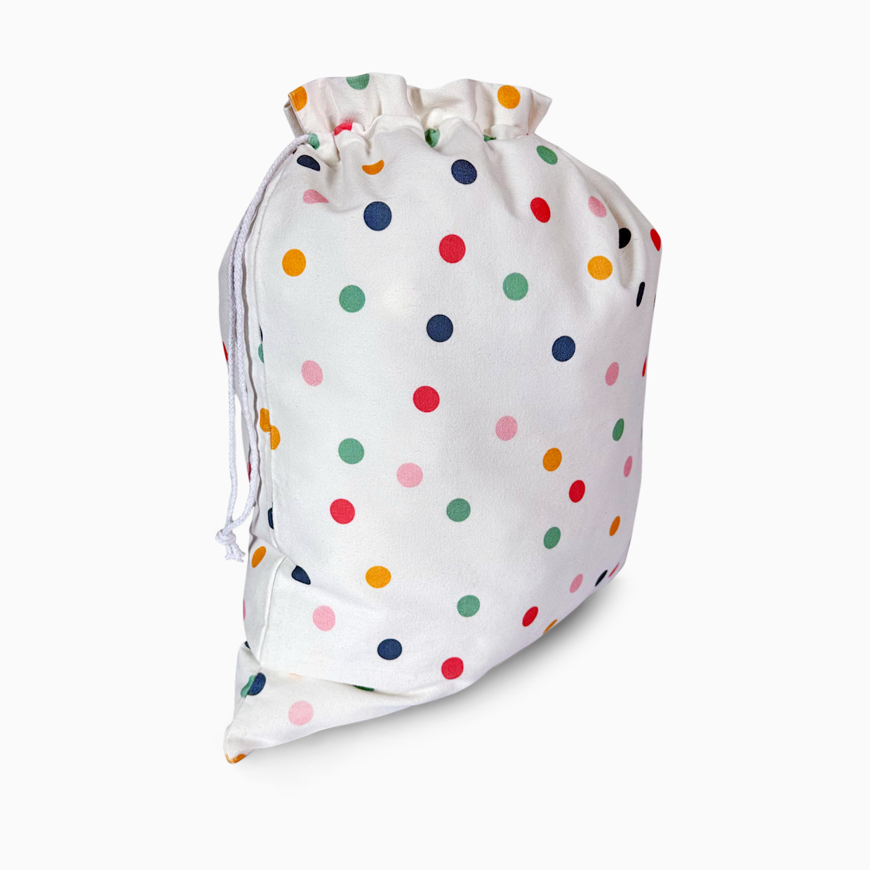 Gather & Knot Fabric Gift Bag - Dots, XL.