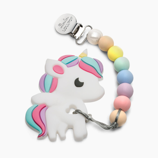 Loulou Lollipop Loulou Lollipop Silicone Teether with Metal Clip | Babylist  Store