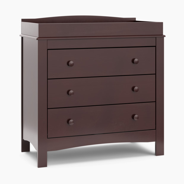 Graco Noah 3 Drawer Chest with Changing Topper - Espresso.