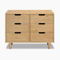 DaVinci Marley 6-Drawer Dresser for Nursery - Wooden Double Chest of Drawers for Kids, Boys & Girls - Multi-Purpose, Storage Baby Dresser for Bedroom, Living Room & Hallway - Easy to Assemble - Honey