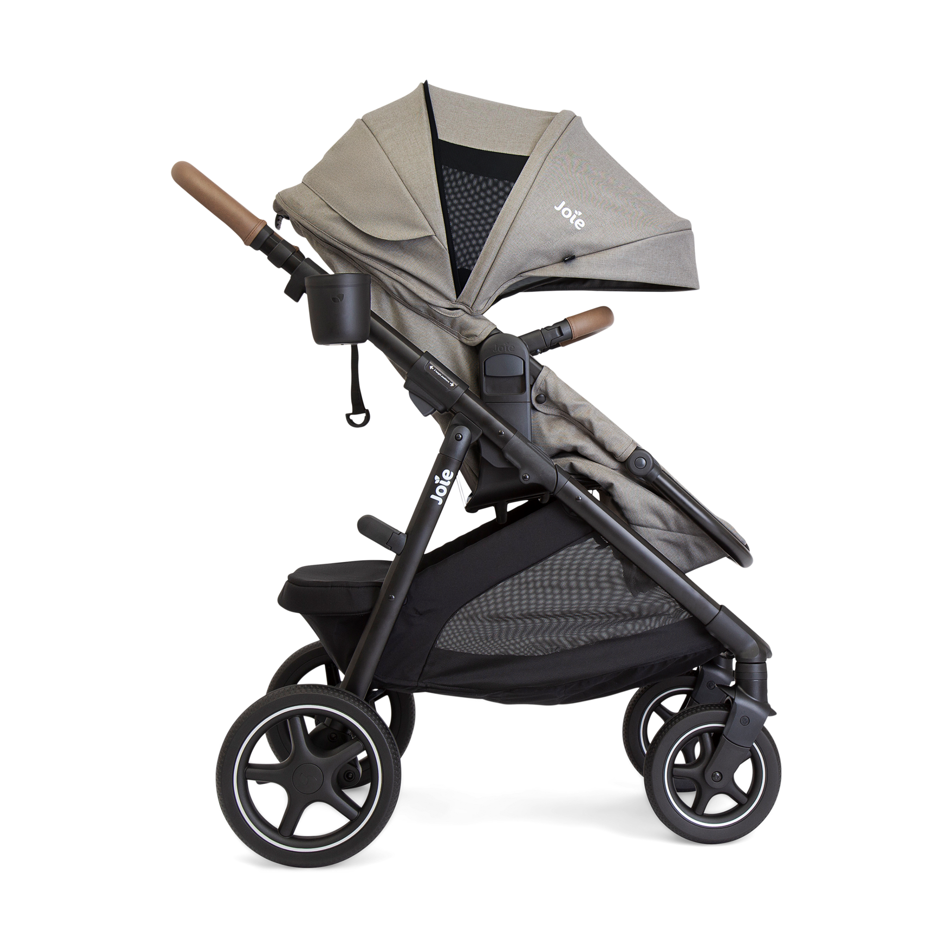 Joie Ginger LX Height-Adjustable Pramette Stroller - Dove.
