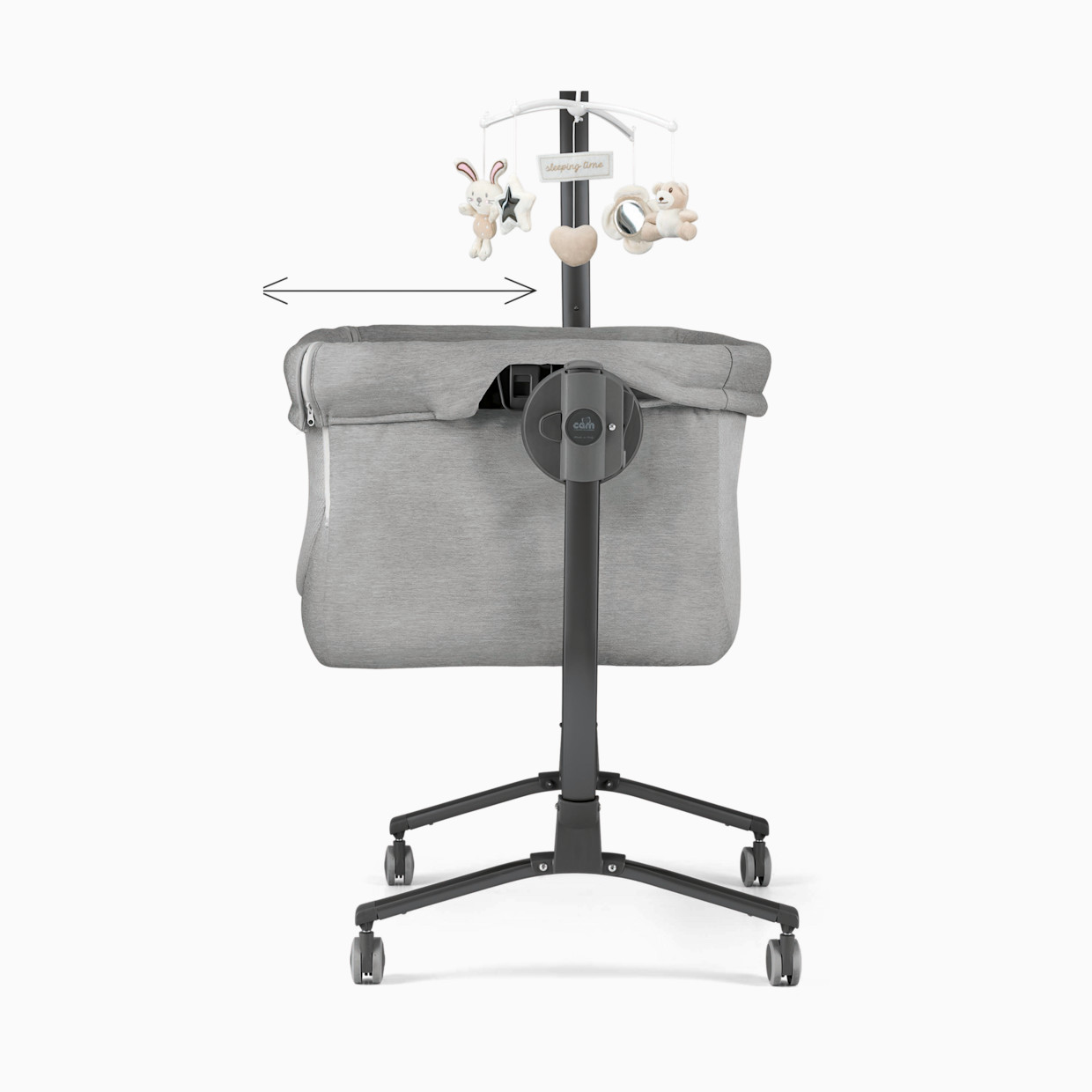 Sorelle Cullami Bassinet and Co-Sleeper - Gray.