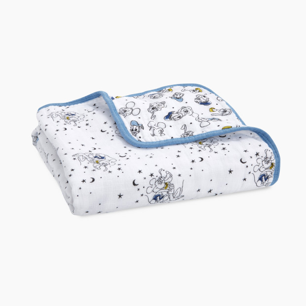 Aden + Anais Disney Essentials Cotton Muslin Dream Blanket - Mickey Stargazer.