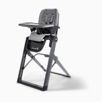 Baby Jogger City Bistro High Chair, Slim Foldable Compact Design, Super Compact Free-Standing Easy Fold, 4 Height Positions, Highchair for Baby with Dishwasher-Safe Tray, Graphite