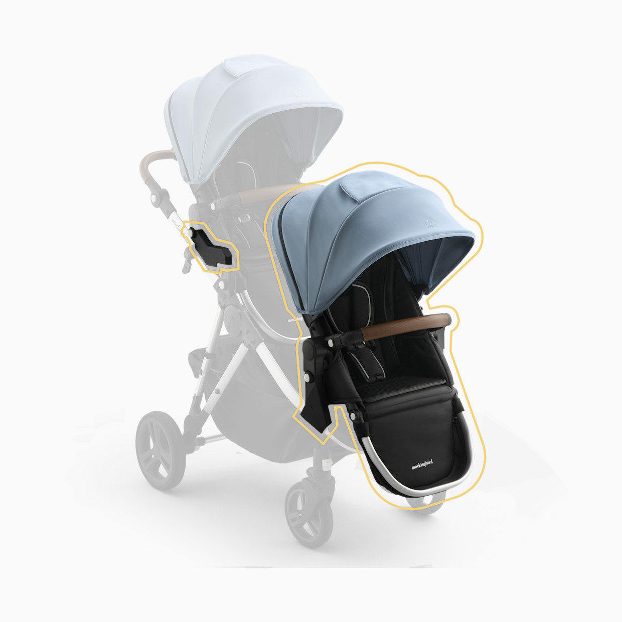 Mockingbird 2nd Seat Kit 3.0 - Stone Blue.