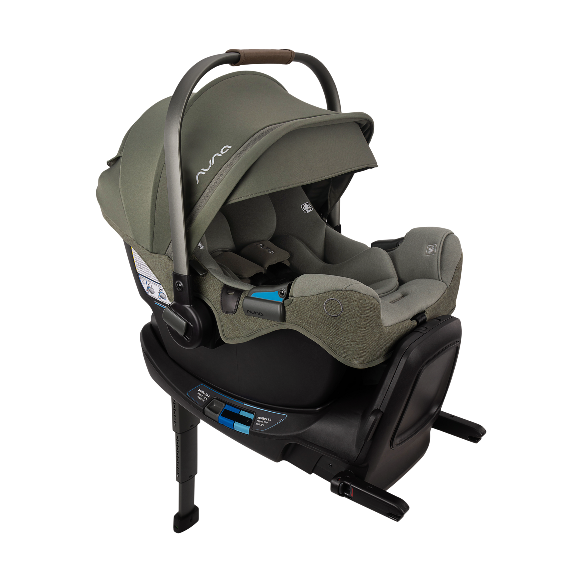 Nuna PIPA rx Infant Car Seat with RELX Base.