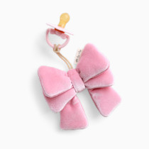 Bitzy Pal™ Natural Rubber Pacifier & Lovey - Bow