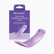 Lansinoh Hot and Cold Postpartum Pads – Reusable Perineal Ice Packs for Postpartum Recovery, Labor & Delivery Essentials, 2 Count