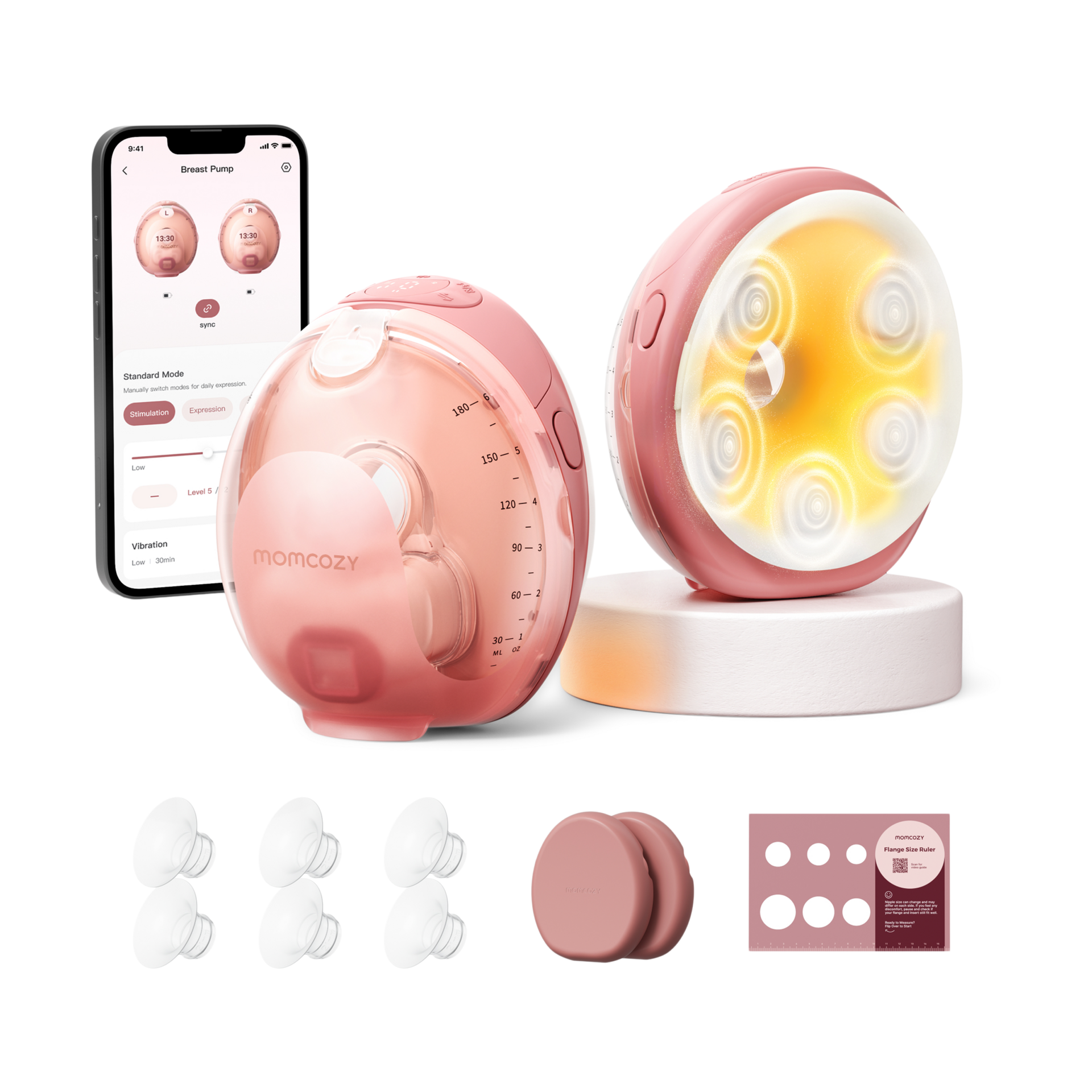 Momcozy Wellness 1 Wearable Breast Pump.