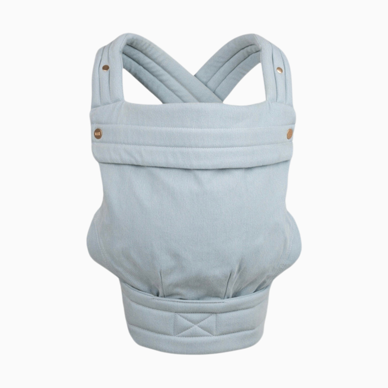 MABĒ The Monarch Baby Buckle Carrier - Dream Wash Denim.