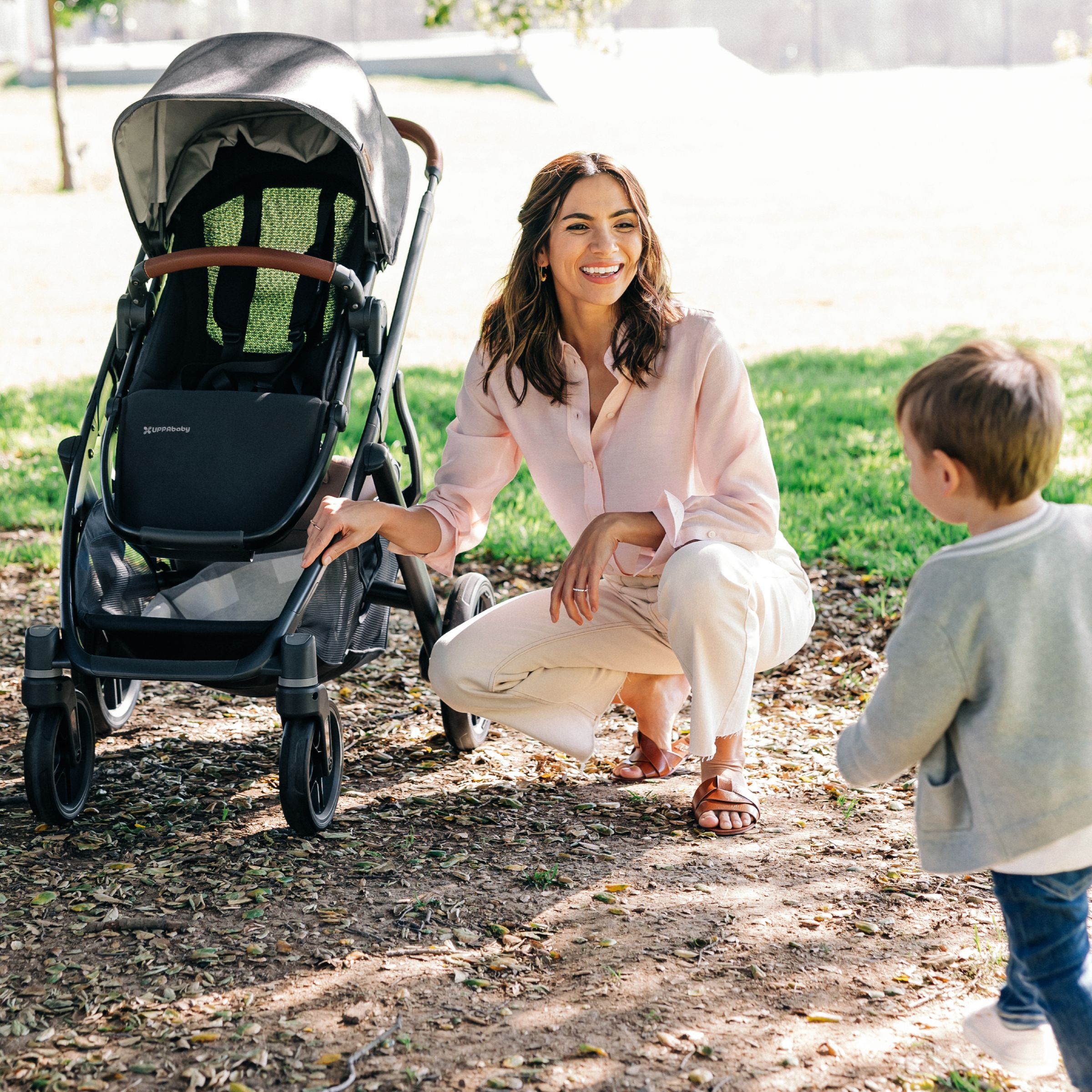 UPPAbaby Vista V3 Stroller, RumbleSeat V3 & Upper Adapters - Owen.