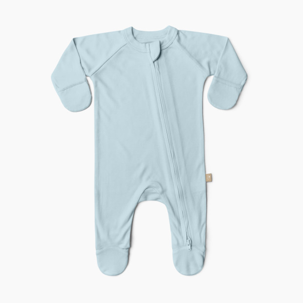Goumi Kids x Babylist Grow With You Footie - Loose Fit - Sky, 0-3 M.