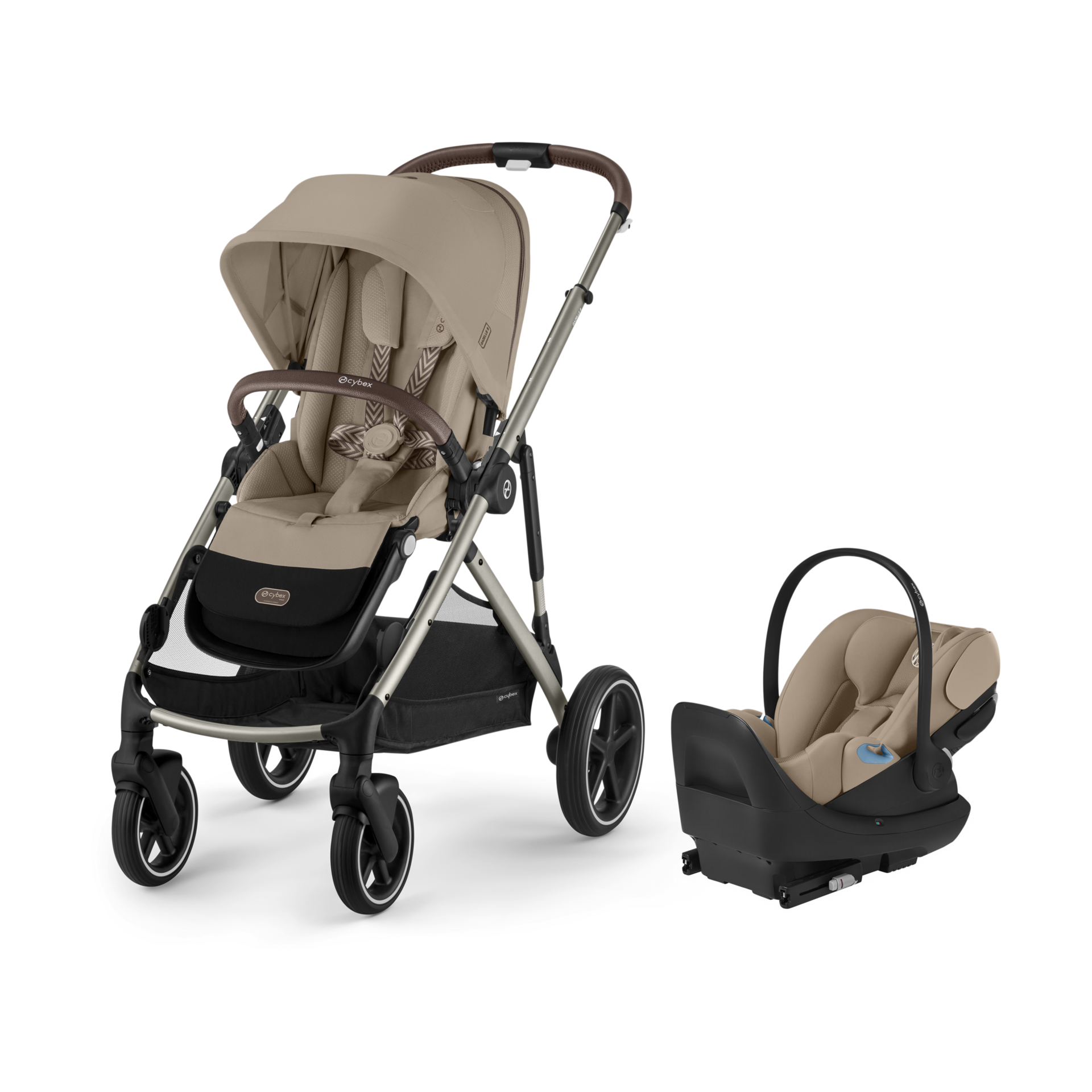 Thumbnail of Taupe Frame With Almond Beige Seat