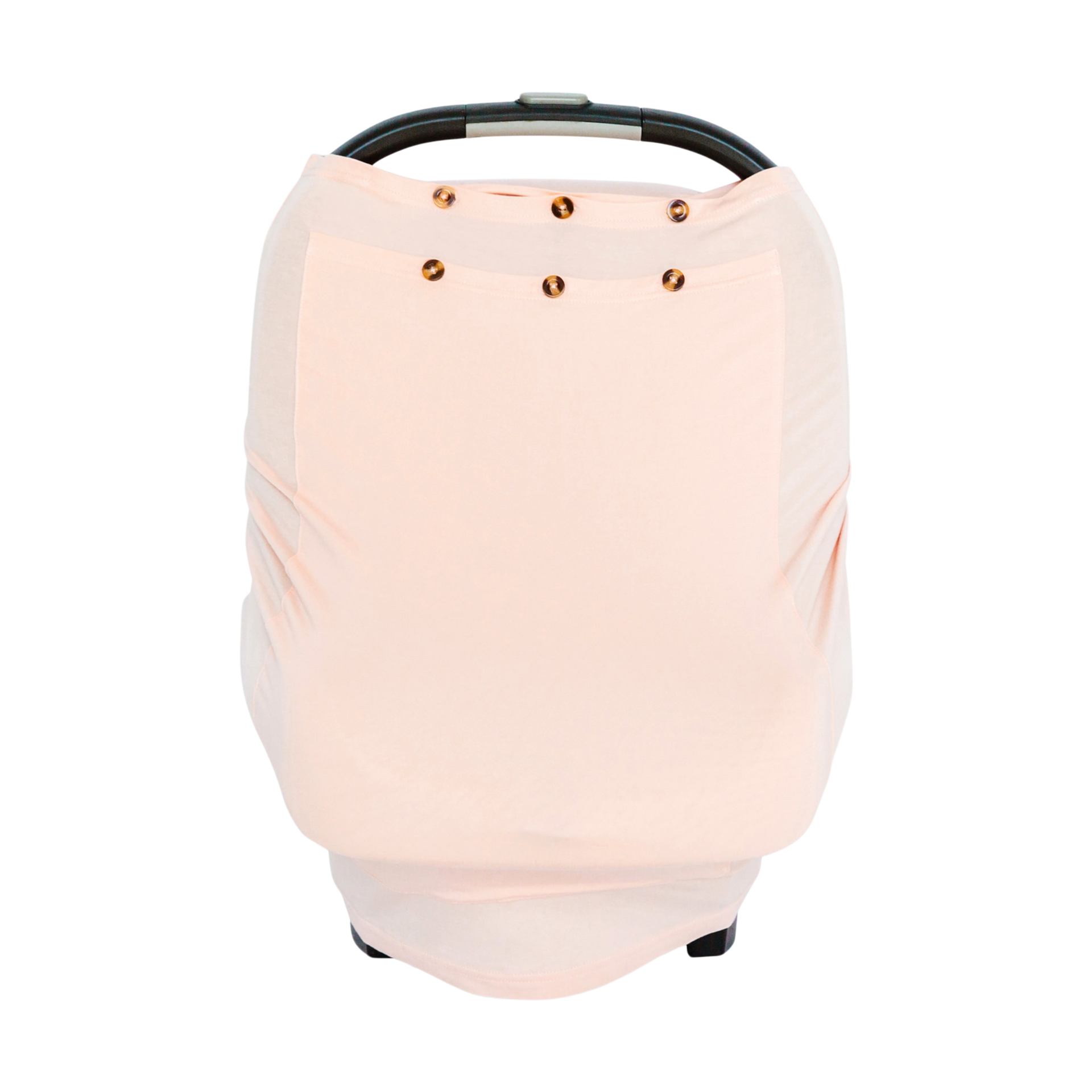 Snuggle Shield LUXE Protection Bamboo Rayon Multi-Use Antimicrobial Air Filtering Infant Cover - Pink, Os.