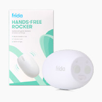 Frida Baby Hands-Free Rocker Device with 5 Vibration Levels, Universal Stroller Accessories, Rechargeable for Cribs & Strollers, Water-Resistant Baby Soother