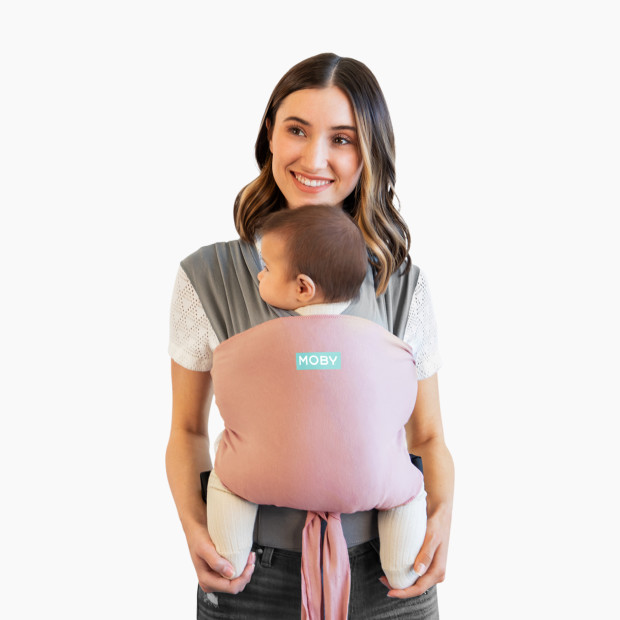 Moby Easy Wrap Carrier - Dusty Rose.