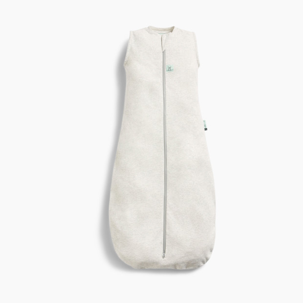 ergoPouch Jersey Sleeping Bag 1.0 TOG - Grey Marle, 3-12 Months.