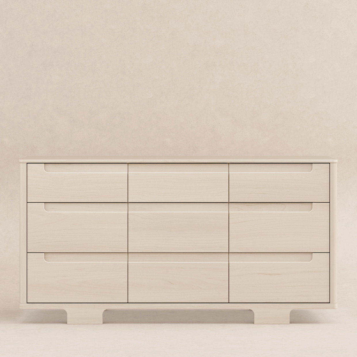 babyletto Yuzu 9-Drawer Assembled Dresser - Washed Natural.