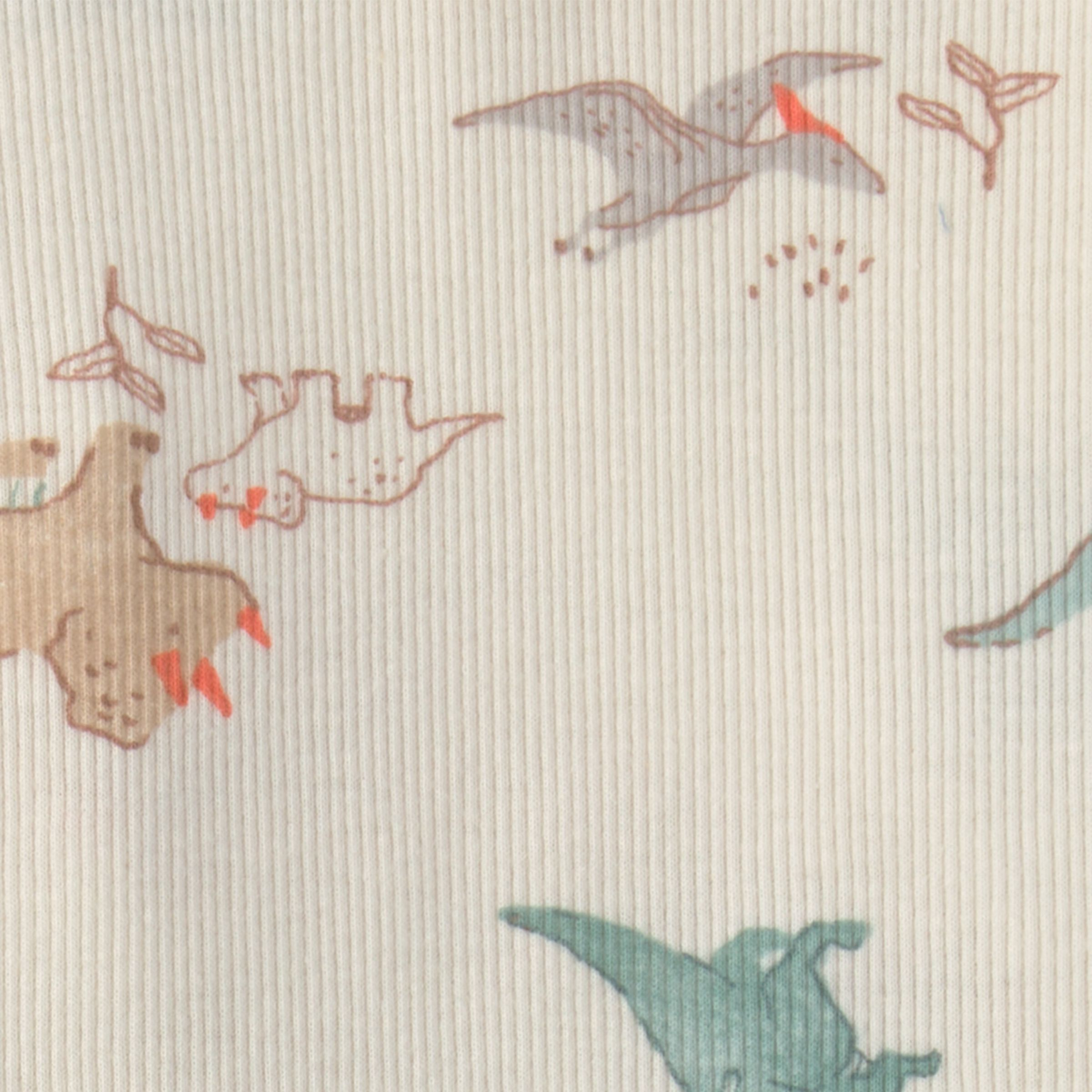 Carter's Bodysuit & Pant Set Outfit Set - Ivory Dinosaur, Nb.