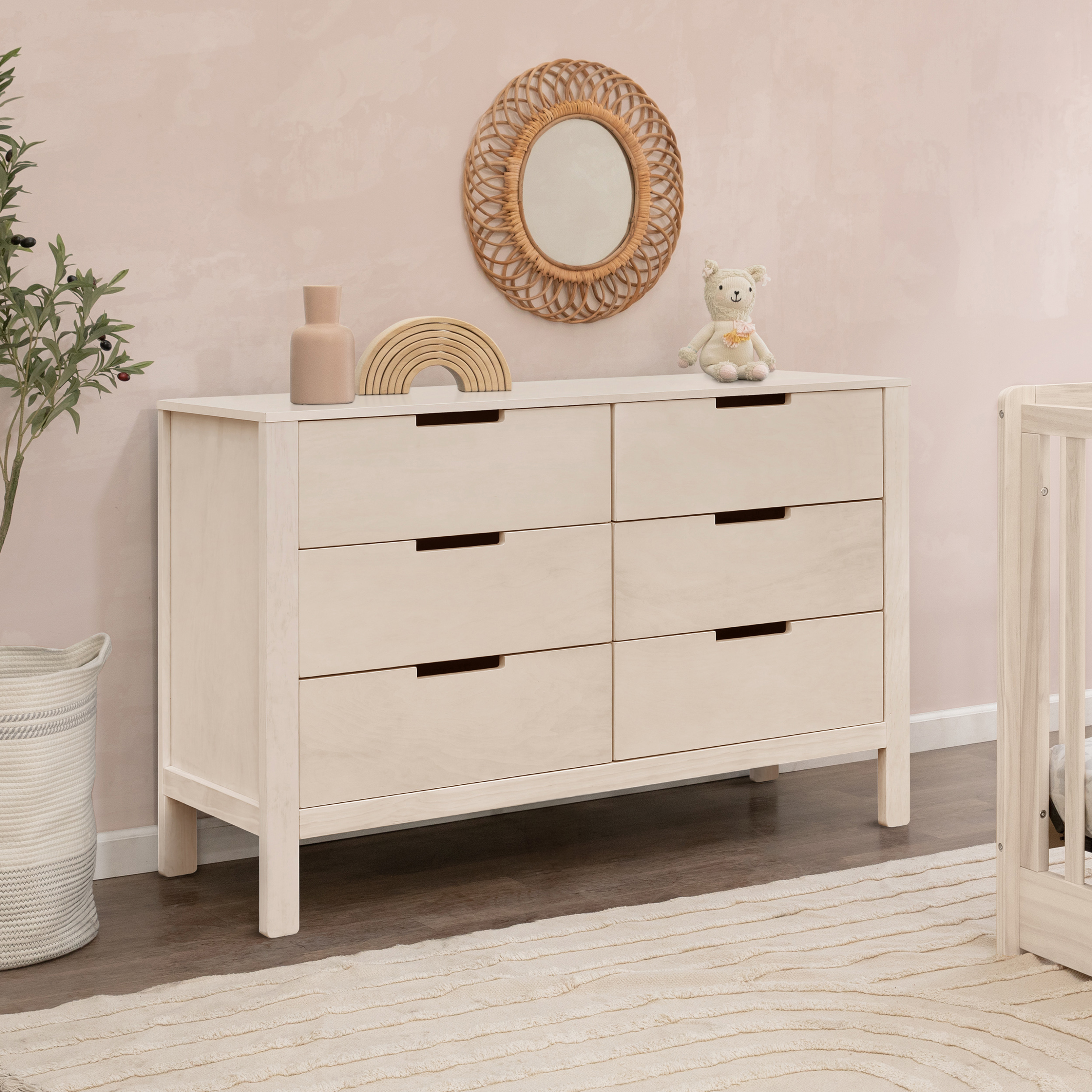 Carter's by daVinci Colby 6-Drawer Dresser - Washed Natural.