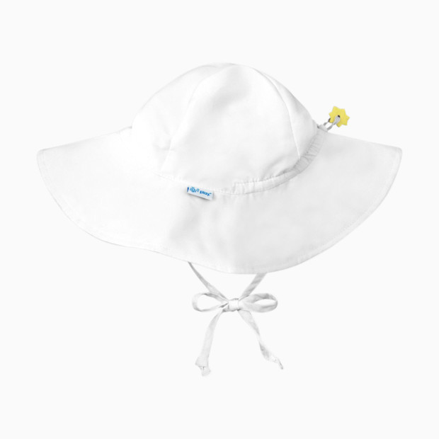 GREEN SPROUTS Eco Brim Hat - White, 9-18 Months.