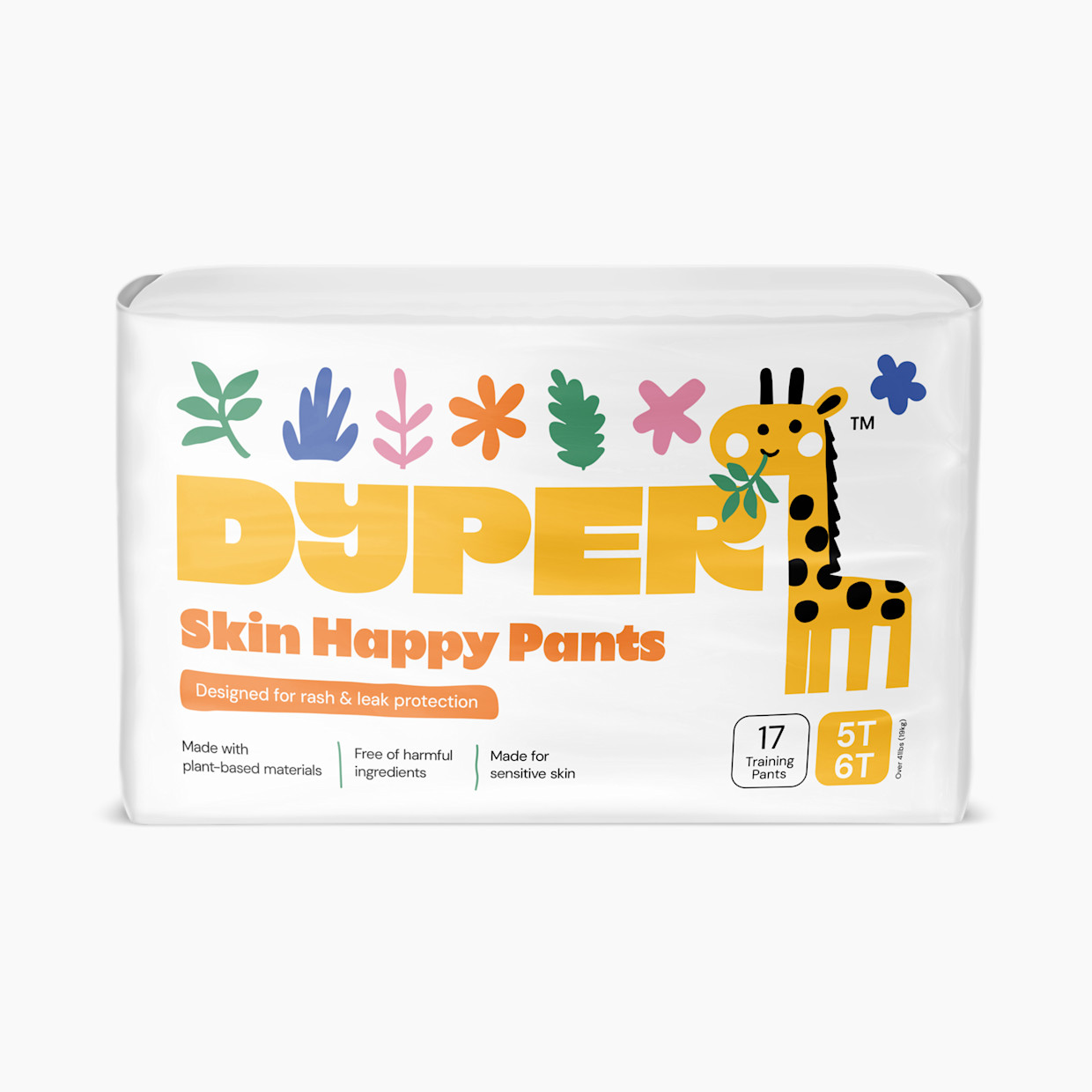 DYPER Skin Happy Training Pants - Monthly Box - Size 5 T-6 T, 4.