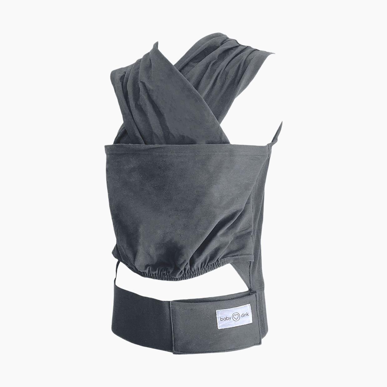 BabyDink T-Shirt Newborn Wrap Carrier - Slate, Large.