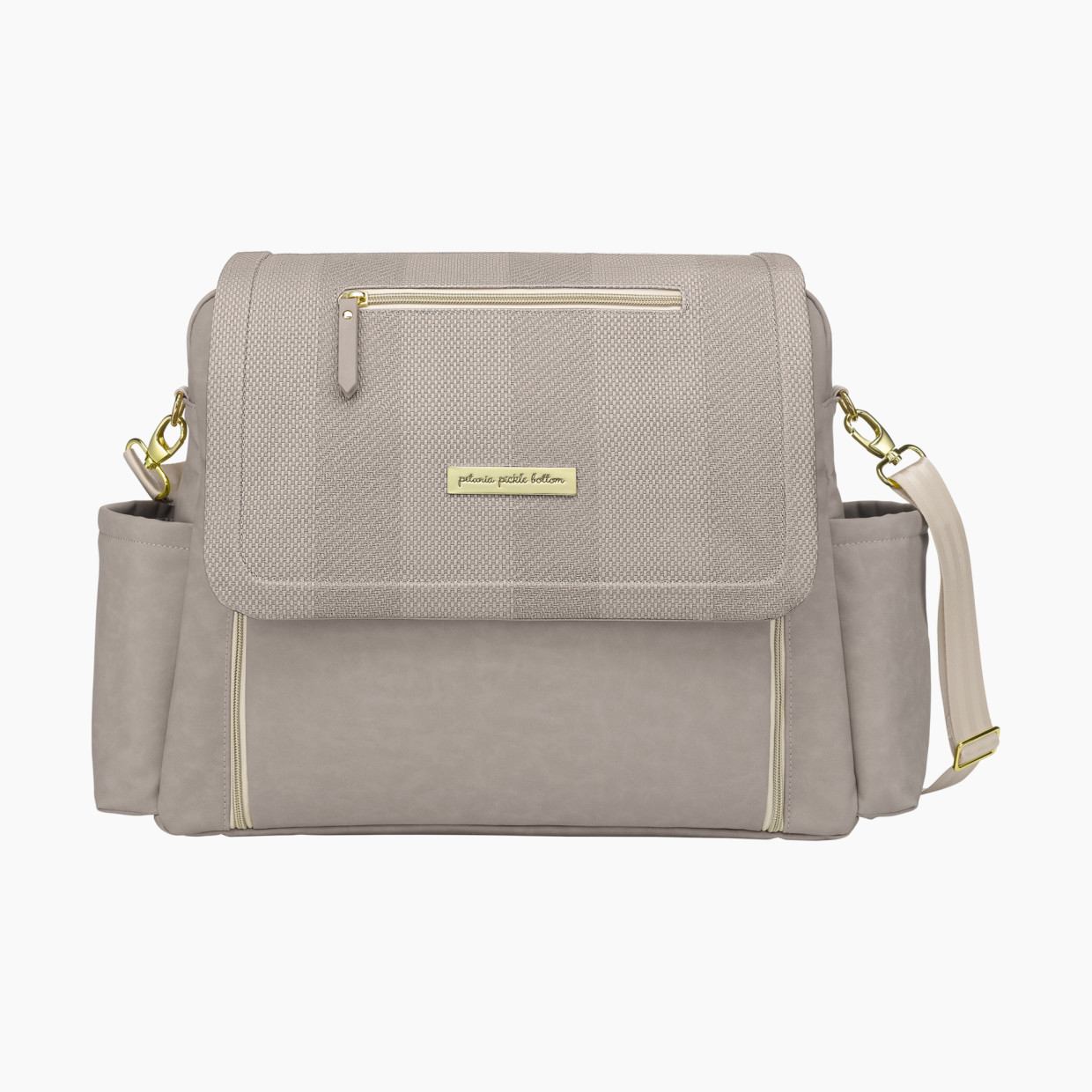 Petunia Pickle Bottom Boxy Backpack Deluxe - Sand Cable Stitch.