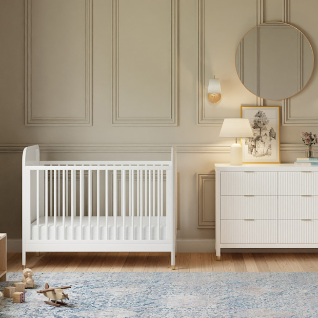 Namesake Brimsley Tambour 3-in-1 Convertible Crib.