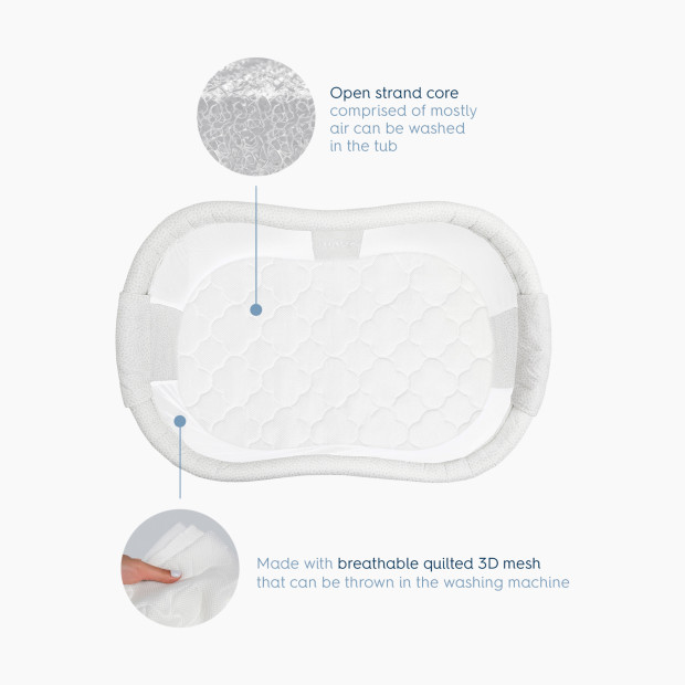 Halo Dreamweave Breathable Bassinest Replacement Pad - White.