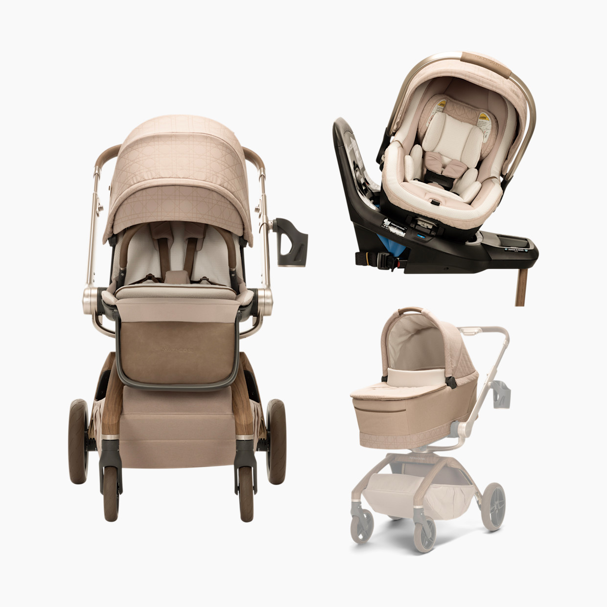 Maxi-Cosi Tana 360 Rotating Travel & Carriage System - Natural Heritage.