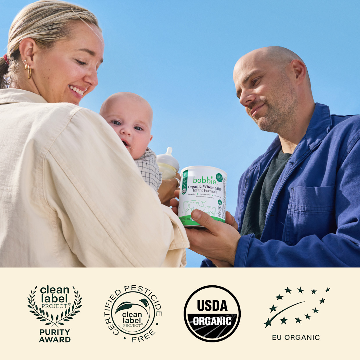 Bobbie Organic Whole Milk Infant Formula - 4.