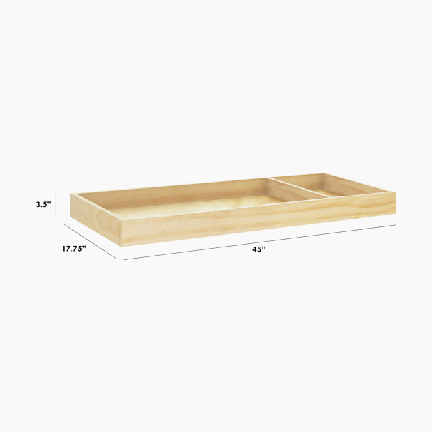 babyletto Universal Wide Removable Changing Tray - Natural.