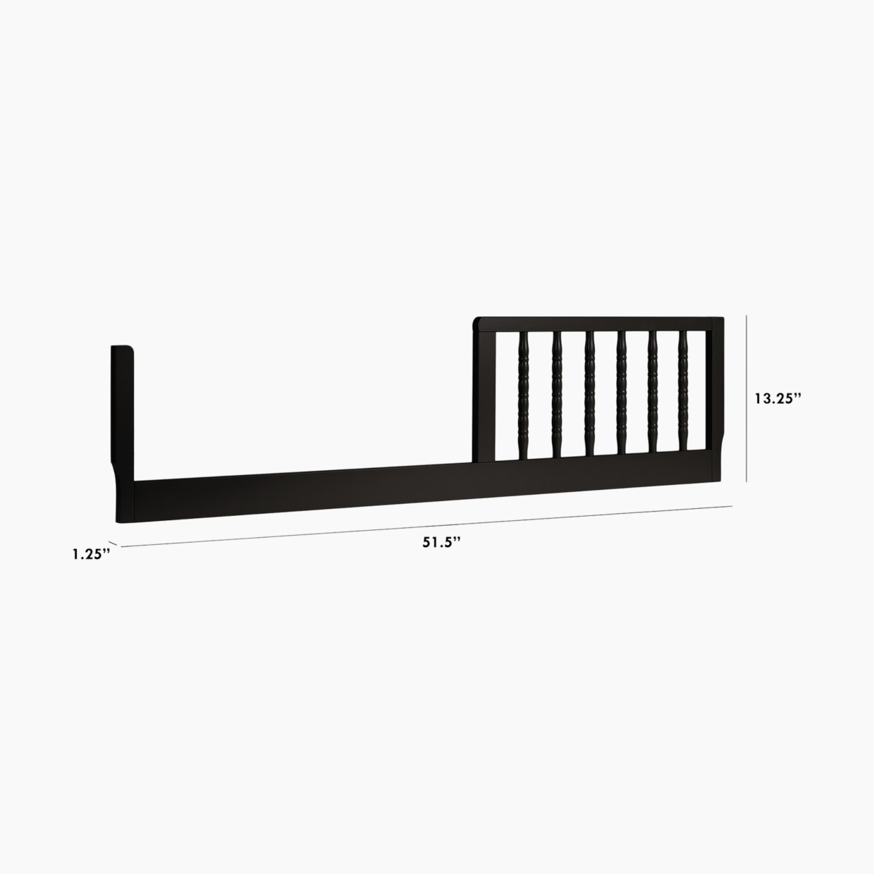 daVinci Toddler Bed Conversion Kit (M3199) - Ebony.