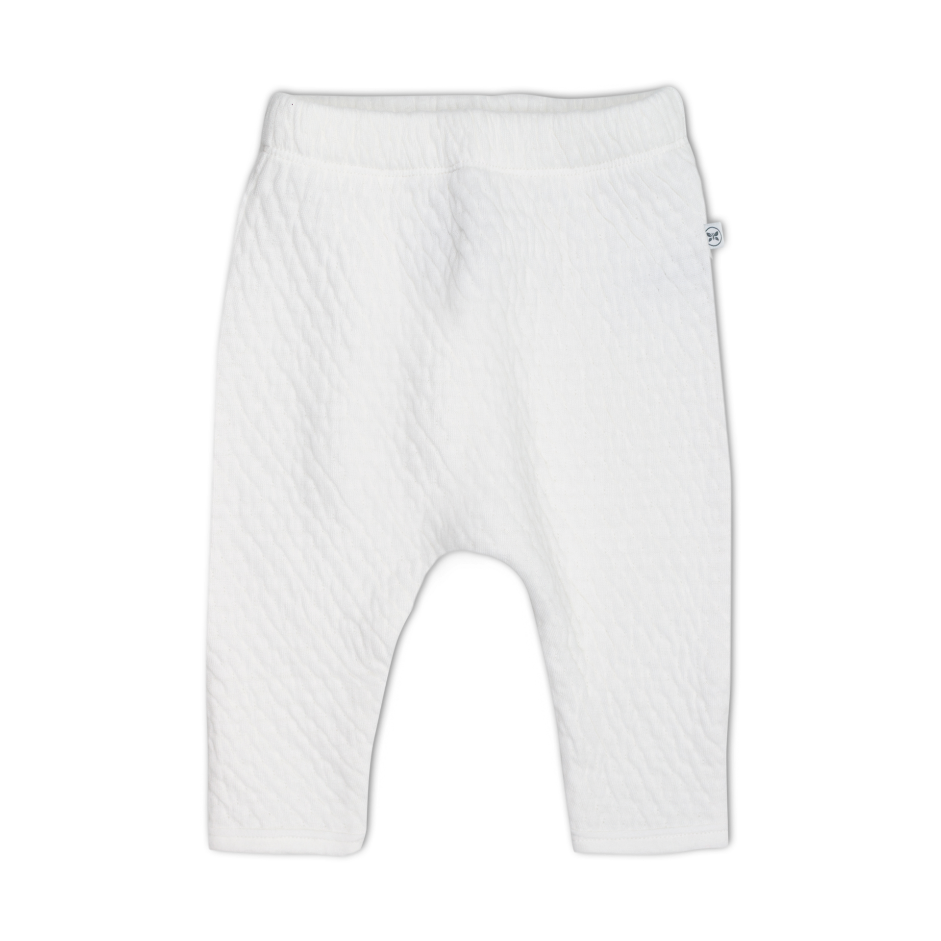 Honest Baby Clothing Organic Cotton Matelasse Harem Pant Bright White, 03 M Babylist Shop