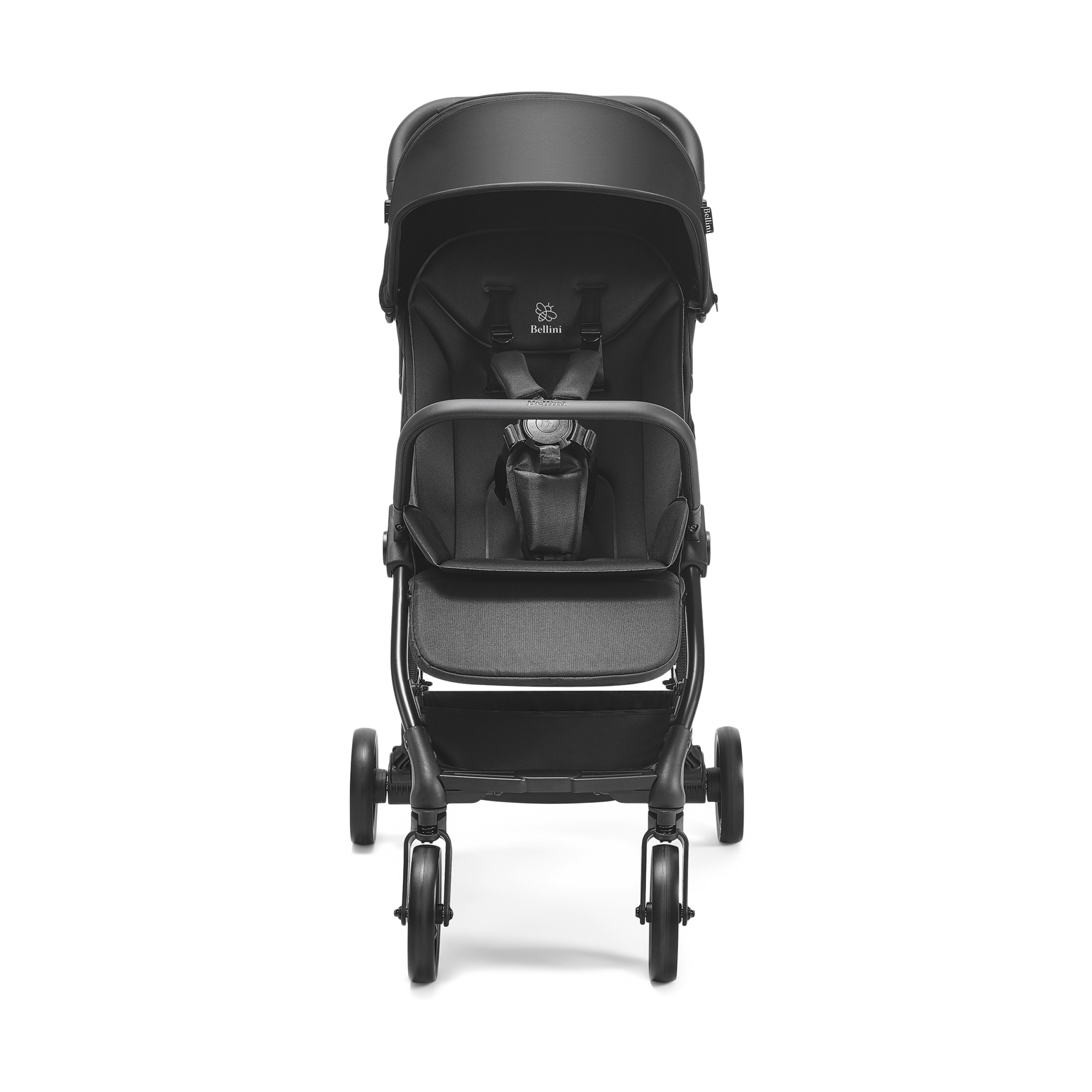 Bellini Juno Compact Auto-Folding Stroller - Black.