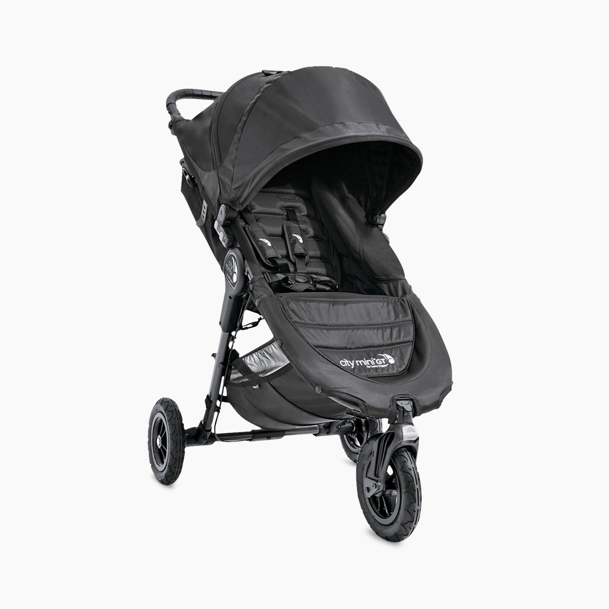 Baby Jogger City Mini GT Single Stroller - Black/Black.