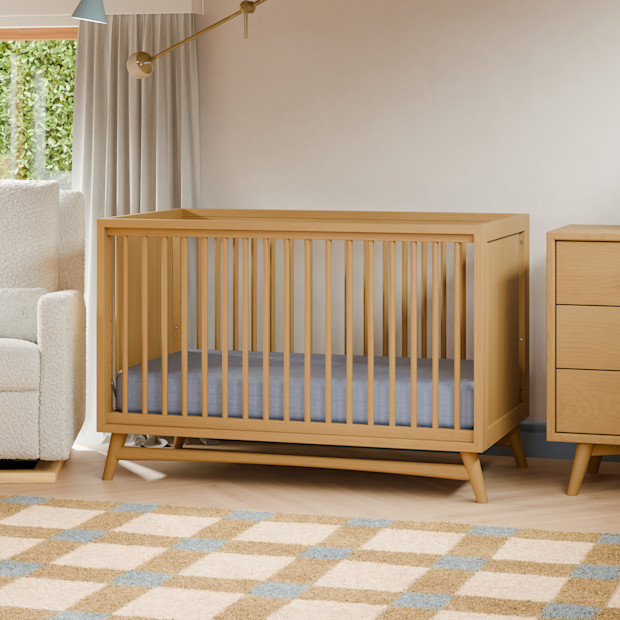 babyletto Peggy 3-in-1 Convertible Crib with Toddler Bed Conversion Kit.