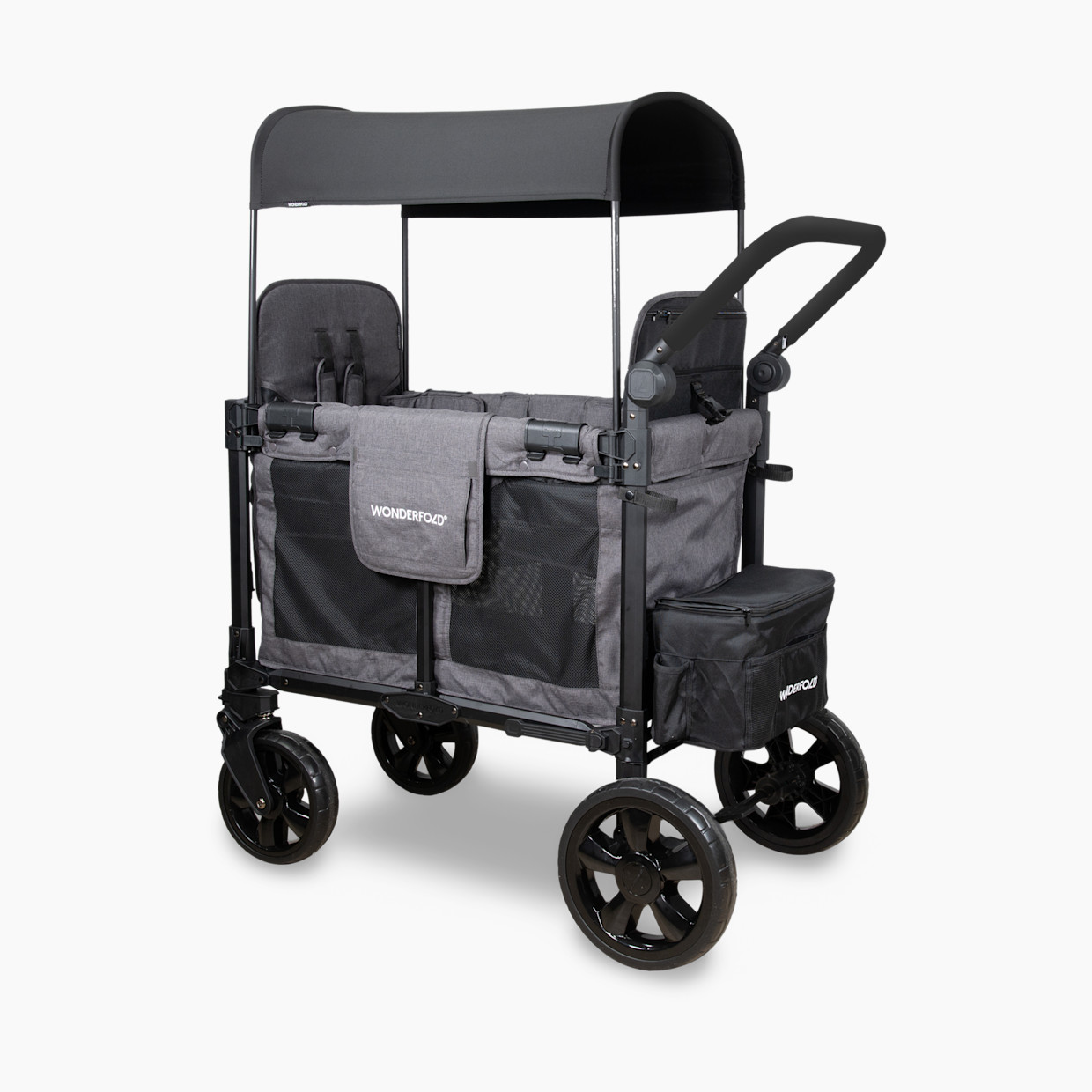 WonderFold Wagon W2 Elite Pro Stroller Wagon - Charcoal Gray.