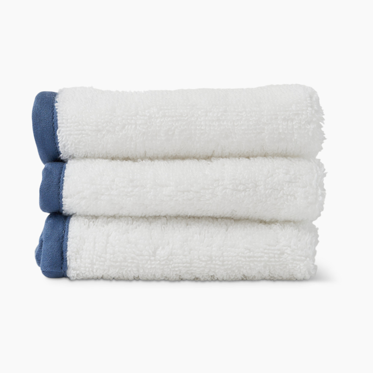 Lalo The Washcloth 3-Pack - Coconut / Blueberry.