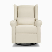 DaVinci Hayden Recliner and Swivel Glider in Natural Oat, Greenguard Gold & CertiPUR-US Certified