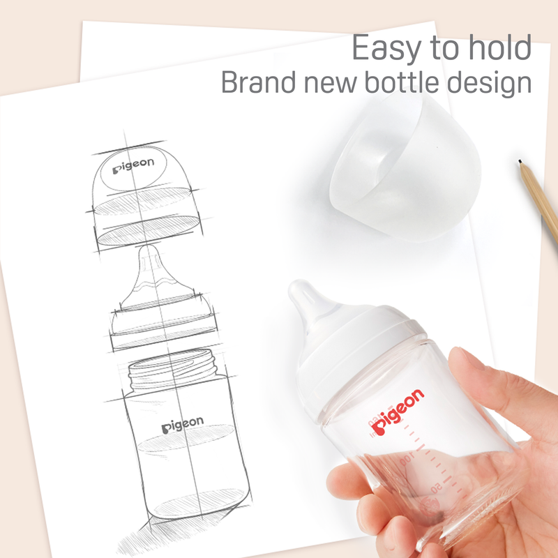 Pigeon Nurture & Nest PPSU BPA-Free Bottles.