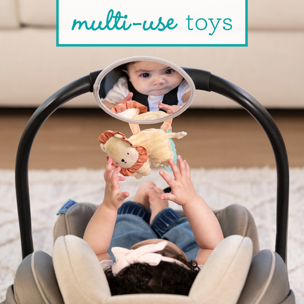 Infantino 4-in-1 Twist & Fold Activity Gym & Play Mat.