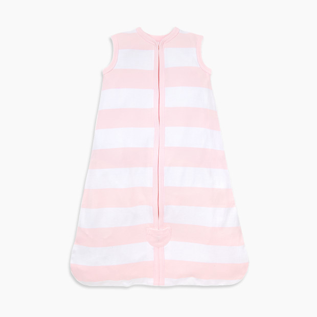Burt's Bees Baby Beekeeper Organic Wearable Blanket - Blossom Rugby Stripe, 12-18 Months.