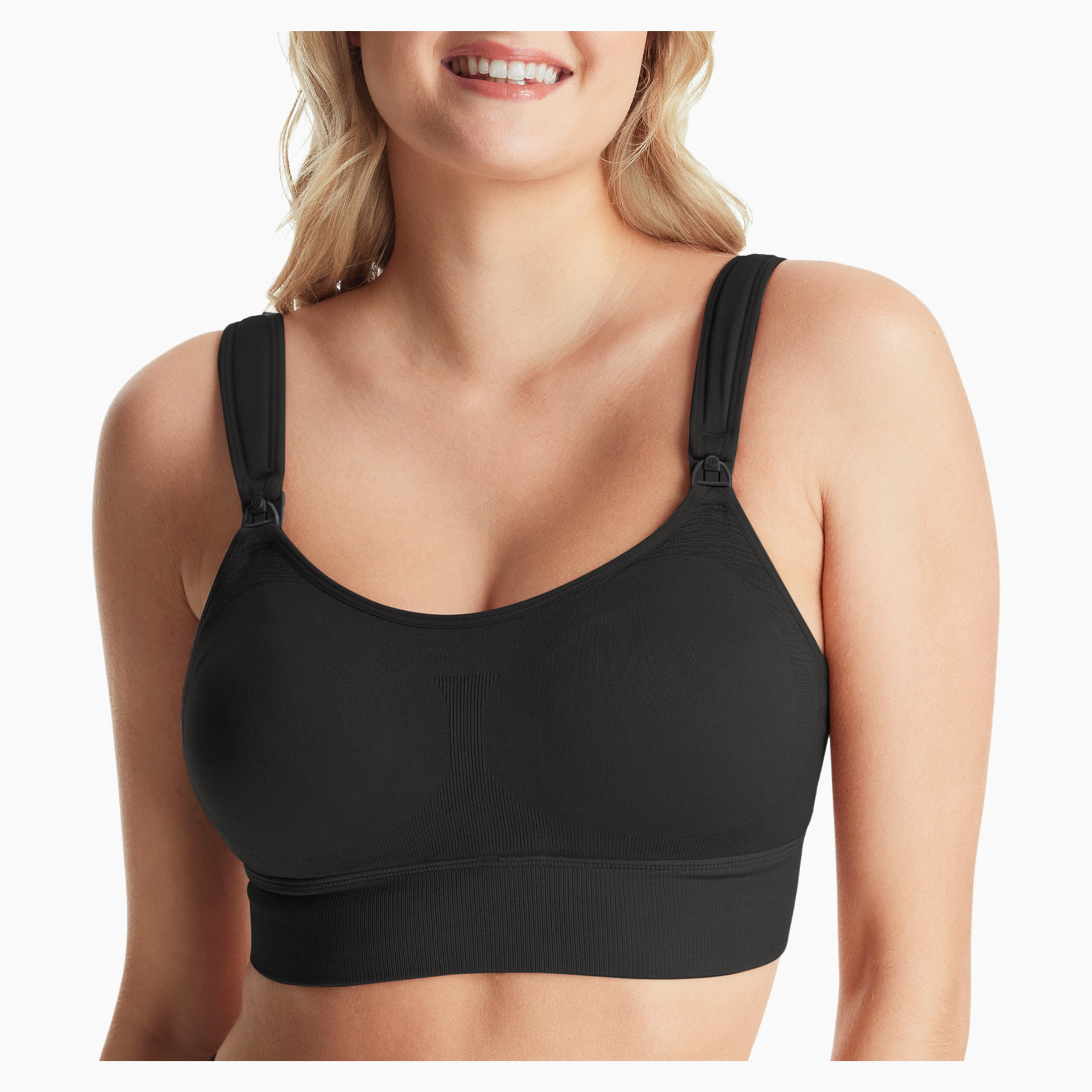 Momcozy Lycra Pumping Bra Hands Free with Fixed Padding for Good Shaping,  Comfortable Support Pumping and Nursing Bra in One, Seamless Maternity  Breast Pump Bra & Maternity Bra Chocolate