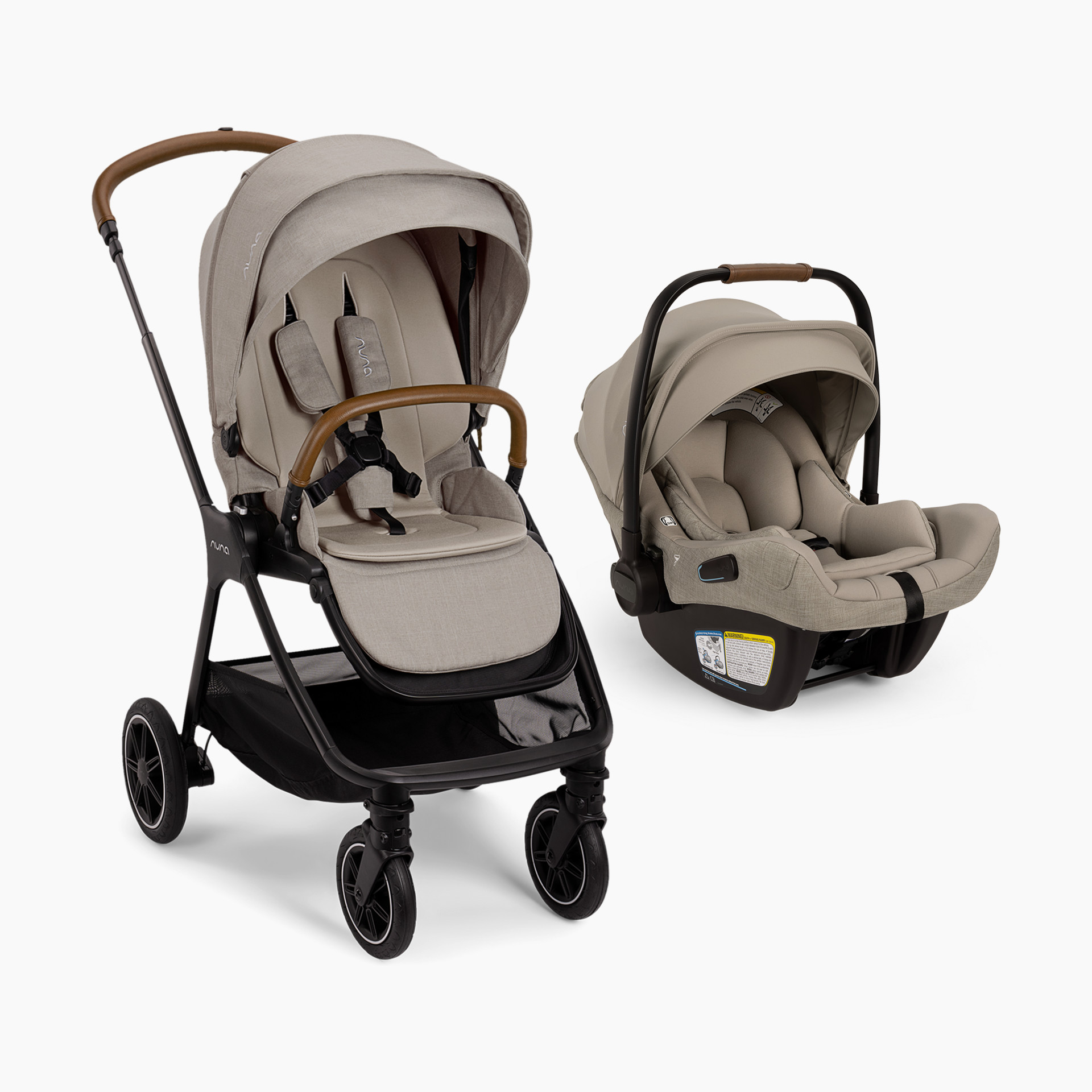 Nuna PIPA aire rx & TRIV next Travel System - Caviar