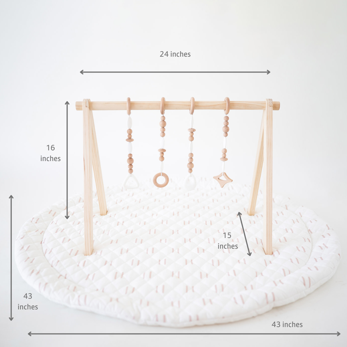 Poppyseed Play Play Gym Set - Neutral & White.