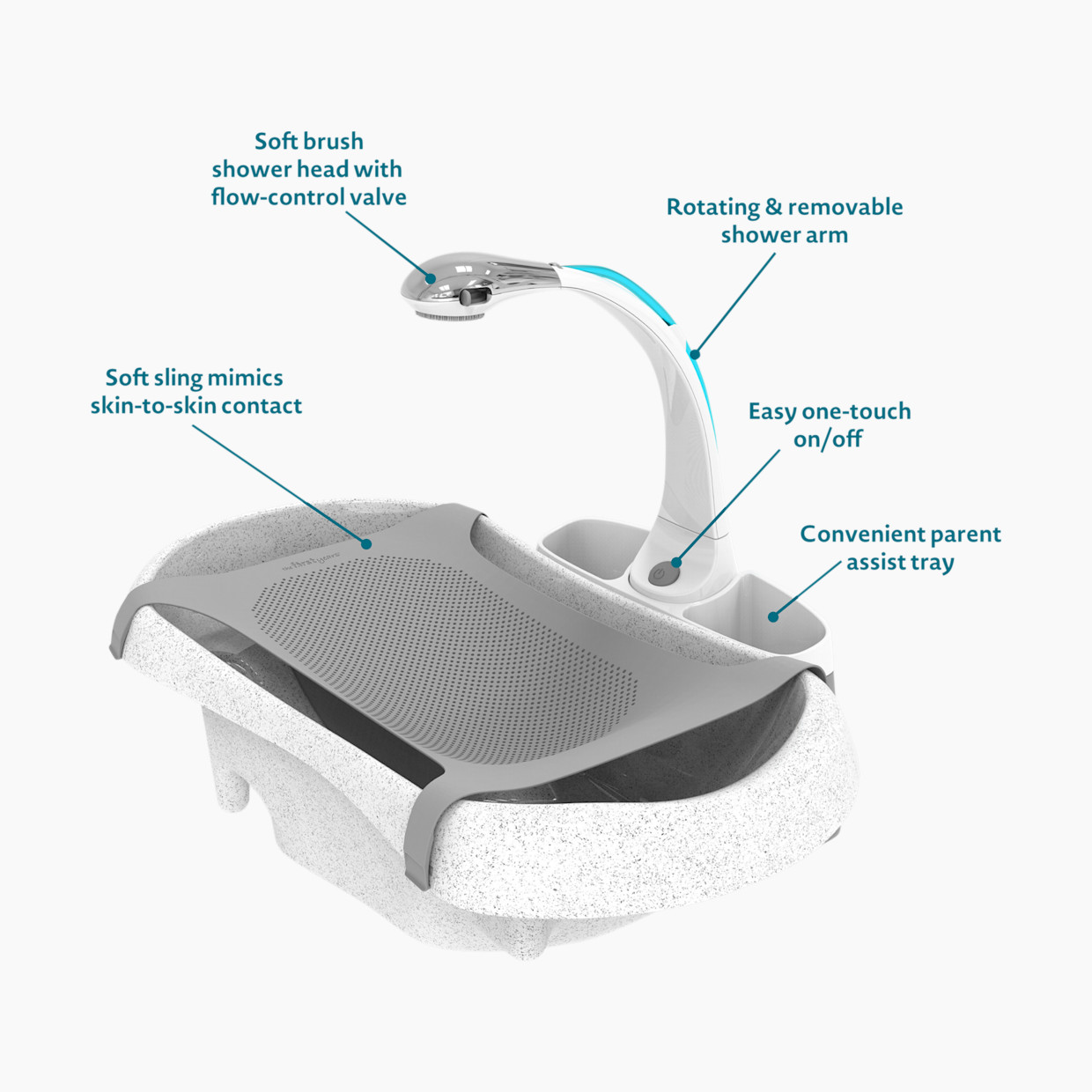 The First Years Rain Shower Baby Spa and Tub.