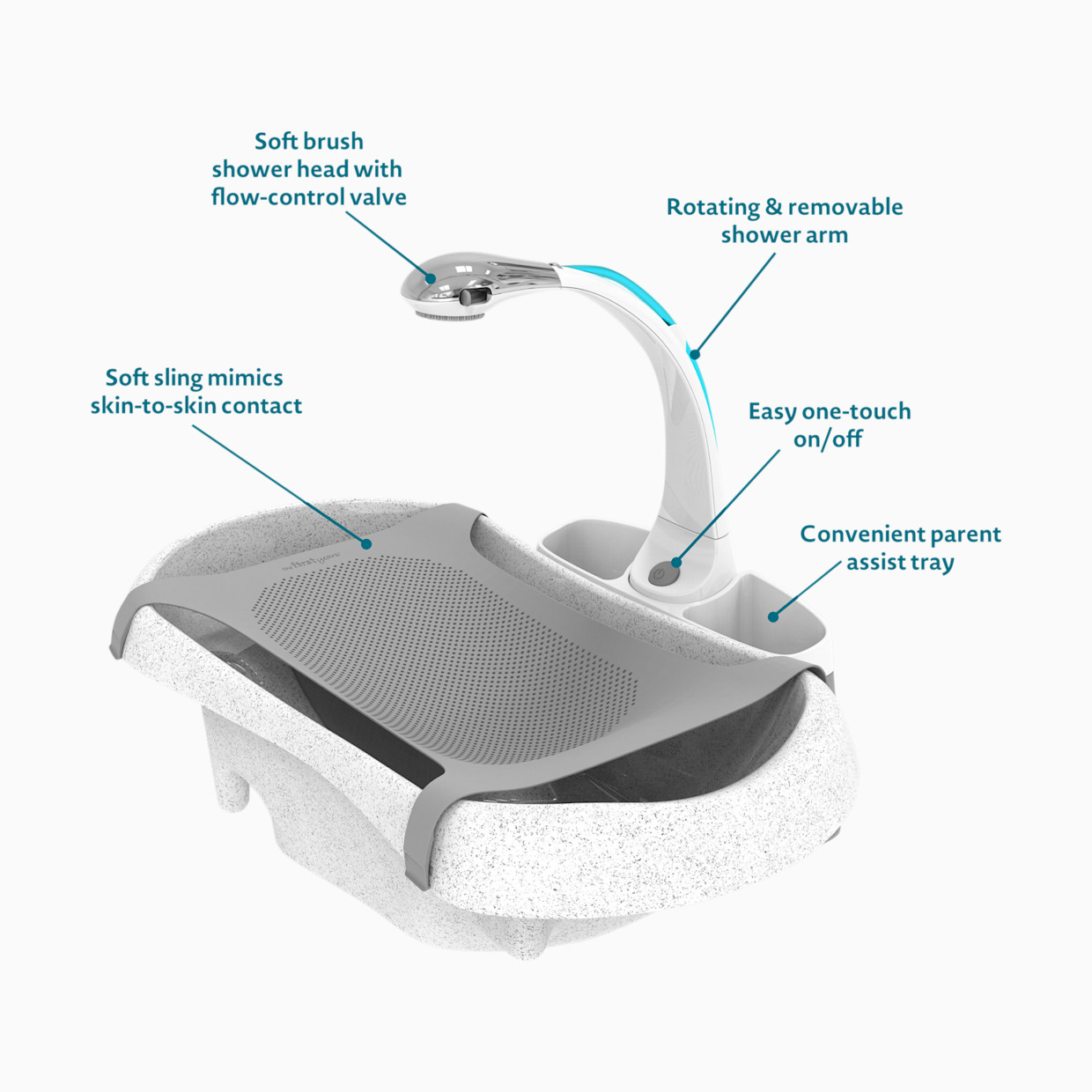 The First Years Rain Shower Baby Spa and Tub.